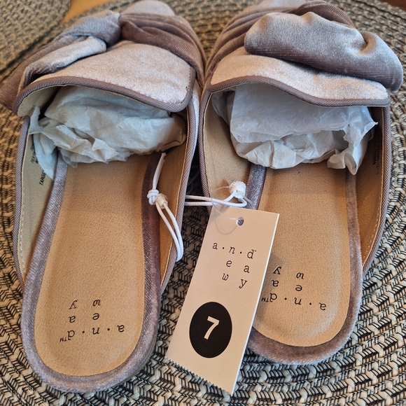 A new day velvety mule flats purple sz 7 - Picture 10 of 14